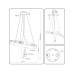 Подвесной светодиодный светильник 3000K 65W AMBRELLA LIGHT