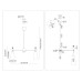 Потолочный светильник с травертином E14*7 D770*350 LH53306 AMBRELLA LIGHT AMBRELLA LIGHT