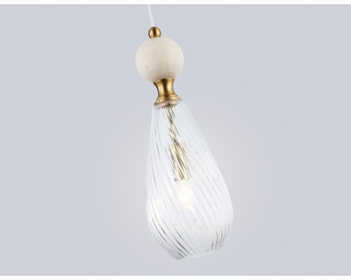 Подвесной светильник с травертином E14*1 D125*350 LH53283 AMBRELLA LIGHT AMBRELLA LIGHT
