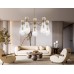 Потолочный светильник с травертином E14*5 D675*345 LH53286 AMBRELLA LIGHT AMBRELLA LIGHT
