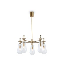 Потолочный светильник с травертином E14*5 D690*350 LH53305 AMBRELLA LIGHT