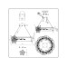 Подвесной светильник G9*15 AMBRELLA LIGHT