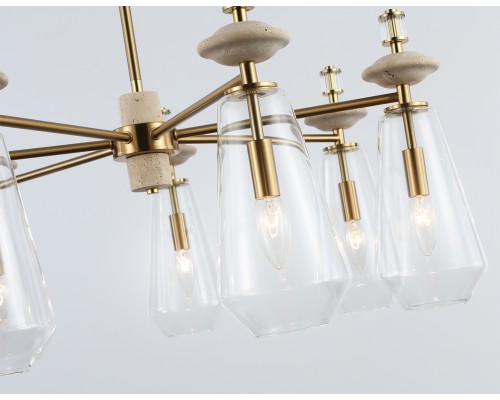 Потолочный светильник с травертином E14*7 D770*350 LH53306 AMBRELLA LIGHT AMBRELLA LIGHT