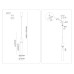 Подвесной светильник с мрамором E14*1 D70*470 LH53261 AMBRELLA LIGHT AMBRELLA LIGHT