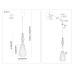 Подвесной светильник с керамикой E14*1 D140*435 LH53181 AMBRELLA LIGHT AMBRELLA LIGHT