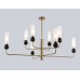 Потолочный светильник с мрамором E14*8 D1260*550 LH53264 AMBRELLA LIGHT AMBRELLA LIGHT