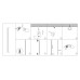 Настенный светодиодный светильник 2700K 9Вт 800*25*60 FL76111 AMBRELLA LIGHT AMBRELLA LIGHT