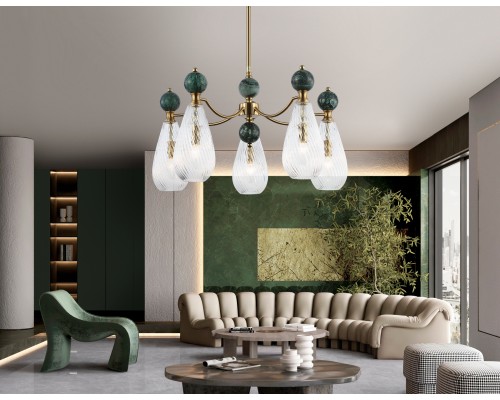 Потолочный светильник с мрамором E14*5 D675*345 LH53292 AMBRELLA LIGHT AMBRELLA LIGHT