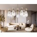 Потолочный светильник с травертином E14*7 D815*345 LH53287 AMBRELLA LIGHT AMBRELLA LIGHT