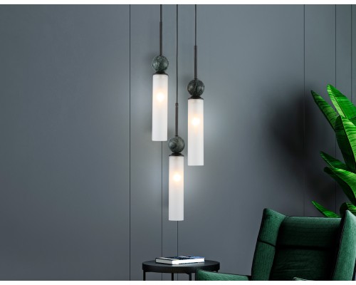 Подвесной светильник с мрамором E14*3 D230*1000 LH53271 AMBRELLA LIGHT AMBRELLA LIGHT