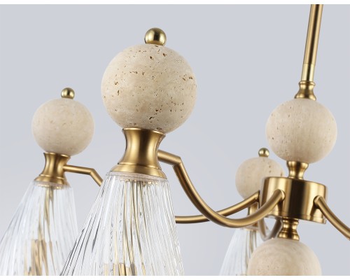Потолочный светильник с травертином E14*5 D675*345 LH53286 AMBRELLA LIGHT AMBRELLA LIGHT