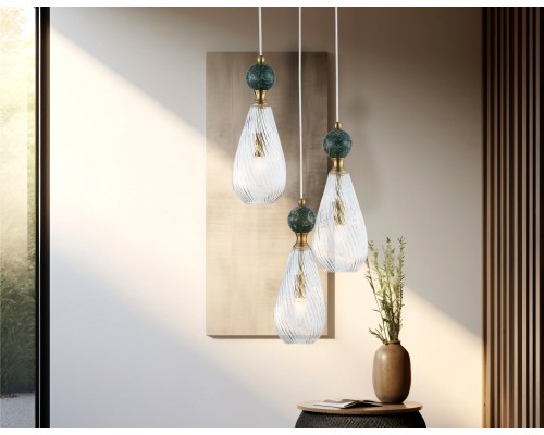 Подвесной светильник с мрамором E14*3 D335*790 LH53290 AMBRELLA LIGHT AMBRELLA LIGHT