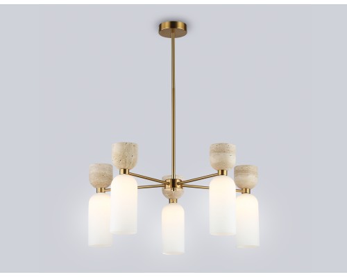 Потолочный светильник с травертином G9*5 D600*280 LH53325 AMBRELLA LIGHT AMBRELLA LIGHT
