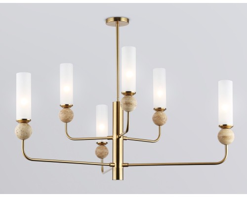 Потолочный светильник с мрамором E14*6 D1050*550 LH53251 AMBRELLA LIGHT AMBRELLA LIGHT