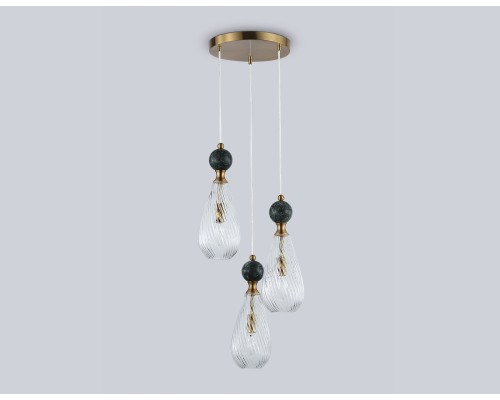 Подвесной светильник с мрамором E14*3 D335*790 LH53290 AMBRELLA LIGHT AMBRELLA LIGHT