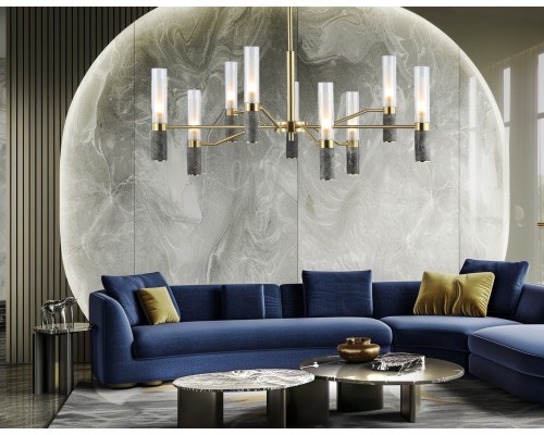 Потолочный светильник с мрамором G9*9 D850*350 LH53355 AMBRELLA LIGHT AMBRELLA LIGHT