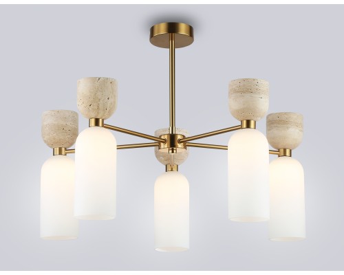 Потолочный светильник с травертином G9*5 D600*280 LH53325 AMBRELLA LIGHT AMBRELLA LIGHT