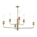 Потолочный светильник с мрамором E14*6 D1050*550 LH53251 AMBRELLA LIGHT AMBRELLA LIGHT