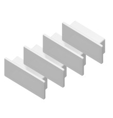 Заглушка для накладного алюминиевого профиля GP2001 4 шт 20.5*10 GP8400 AMBRELLA LIGHT