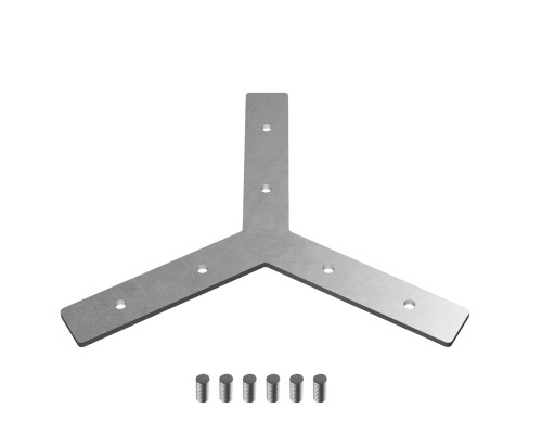 Соединитель Y для алюминиевого профиля 5 шт 91*10*1.55 GP8056 AMBRELLA LIGHT AMBRELLA LIGHT
