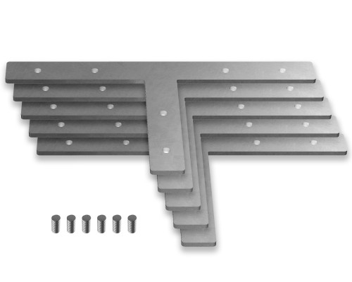 Соединитель Т для алюминиевого профиля 5 шт 100*55*1.55 GP8055 AMBRELLA LIGHT AMBRELLA LIGHT