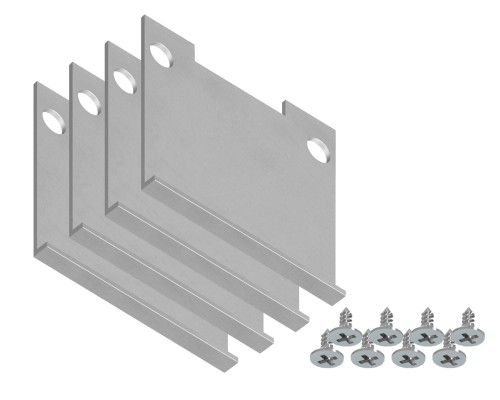 Заглушка для накладного алюминиевого профиля GP2500 4 шт 25*25 GP8470 AMBRELLA LIGHT AMBRELLA LIGHT