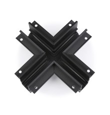 Коннектор Х-образный для встраиваемого шинопровода под ГКЛ 12.5мм Magnetic 20 48В черный 170*170*46.8 GL3358 AMBRELLA LIGHT
