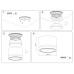 Накладной точечный светильник 1*GX70 D120*87 TU5531 AMBRELLA LIGHT AMBRELLA LIGHT
