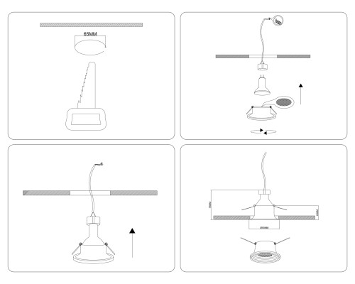 Встраиваемый точечный светильник MR16 1*GU5.3 D90*40 TN102859 AMBRELLA LIGHT AMBRELLA LIGHT