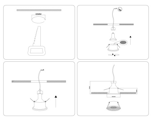 Встраиваемый точечный светильник MR16 1*GU5.3 D90*40 TN102855 AMBRELLA LIGHT AMBRELLA LIGHT