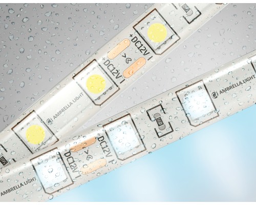 Светодиодная лента 12В 5050 60Led 14.4Вт/м 6500K IP65 5000*10*2.87 GS2103 AMBRELLA LIGHT AMBRELLA LIGHT
