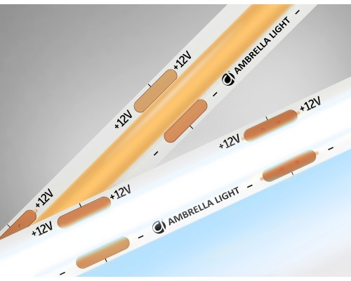 Светодиодная лента 12В COB 320Led 10Вт/м 6500K IP20 5000*8*1.54 GS2603 AMBRELLA LIGHT AMBRELLA LIGHT