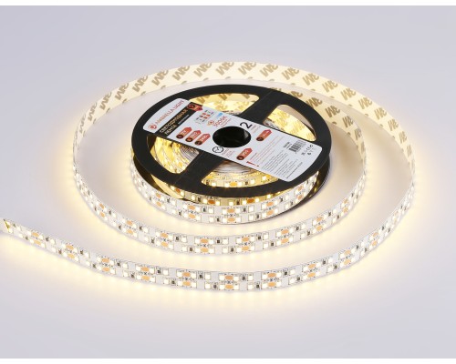 Светодиодная лента двухрядная 12В 2835 240Led 24Вт/м 3000K IP20 5000*14*1.2 GS1701 AMBRELLA LIGHT AMBRELLA LIGHT