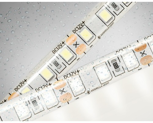 Светодиодная лента 12В 2835 120Led 9.6Вт/м 4500K IP65 5000*8*2.27 GS1202 AMBRELLA LIGHT AMBRELLA LIGHT