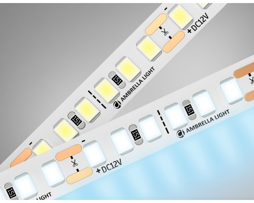 Светодиодная лента 12В 2835 180Led 14.4Вт/м 6500K IP20 5000*8*1.2 GS1303 AMBRELLA LIGHT AMBRELLA LIGHT