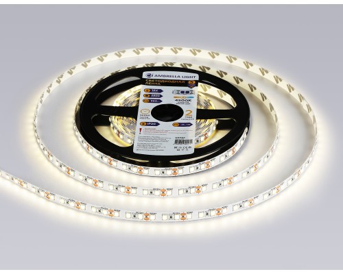 Светодиодная лента 12В 2835 120Led 9.6Вт/м 4500K IP20 5000*8*1.2 GS1102 AMBRELLA LIGHT AMBRELLA LIGHT