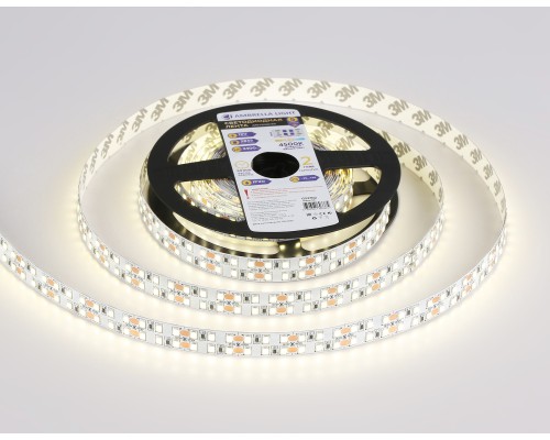 Светодиодная лента двухрядная 12В 2835 240Led 24Вт/м 4500K IP20 5000*14*1.2 GS1702 AMBRELLA LIGHT AMBRELLA LIGHT