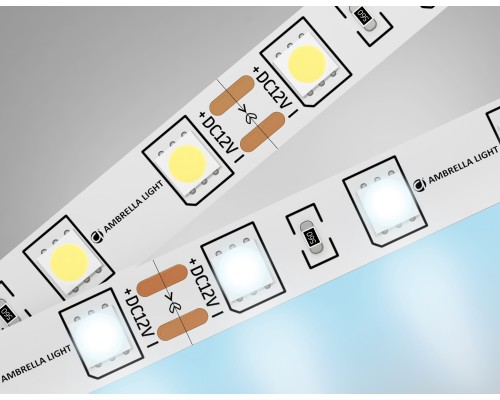 Светодиодная лента 12В 5050 60Led 14.4Вт/м 6500K IP20 5000*10*1.87 GS2003 AMBRELLA LIGHT AMBRELLA LIGHT