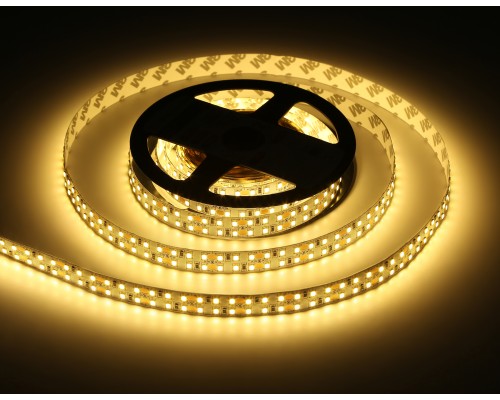 Светодиодная лента двухрядная 12В 2835 240Led 24Вт/м 3000K IP20 5000*14*1.2 GS1701 AMBRELLA LIGHT AMBRELLA LIGHT