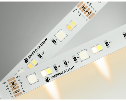 Светодиодная лента 24В 5050+2535 90Led 13Вт/м Цветная RGB+CCT 3000K-6500K IP20 5000*12*1.87 GS4501 AMBRELLA LIGHT AMBRELLA LIGHT