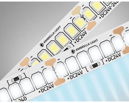 Светодиодная лента 24В 2835 240Led 22Вт/м 6500K IP20 5000*10*1.2 GS3503 AMBRELLA LIGHT AMBRELLA LIGHT