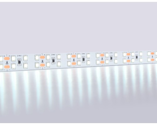 Светодиодная лента двухрядная 24В 2835 204Led 20Вт/м 6500K IP20 5000*14*1.2 GS3603 AMBRELLA LIGHT AMBRELLA LIGHT
