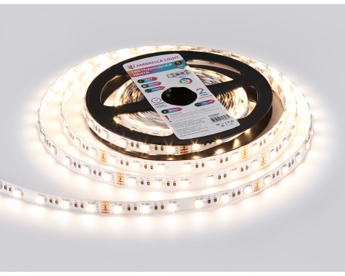 Светодиодная лента 24В 5050 60Led 10Вт/м Цветная RGB+W 3000K IP20 5000*10*1.87 GS4401 AMBRELLA LIGHT AMBRELLA LIGHT