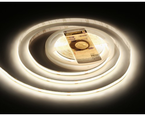 Светодиодная лента 24В COB 480Led 12Вт/м 4500K IP20 5000*8*1.54 GS4702 AMBRELLA LIGHT AMBRELLA LIGHT