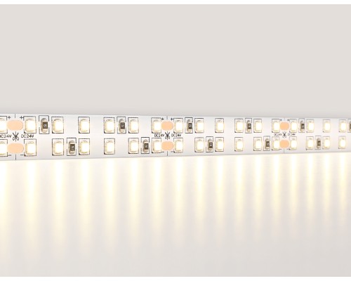 Светодиодная лента двухрядная 24В 2835 240Led 24Вт/м 3000K IP20 5000*14*1.2 GS3701 AMBRELLA LIGHT AMBRELLA LIGHT