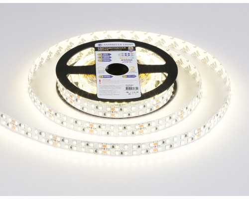 Светодиодная лента двухрядная 24В 2835 240Led 24Вт/м 4500K IP20 5000*14*1.2 GS3702 AMBRELLA LIGHT AMBRELLA LIGHT