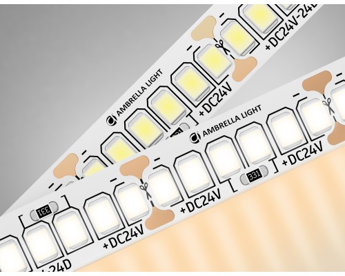 Светодиодная лента 24В 2835 240Led 20Вт/м 3000K IP20 5000*10*1.2 GS3401 AMBRELLA LIGHT AMBRELLA LIGHT