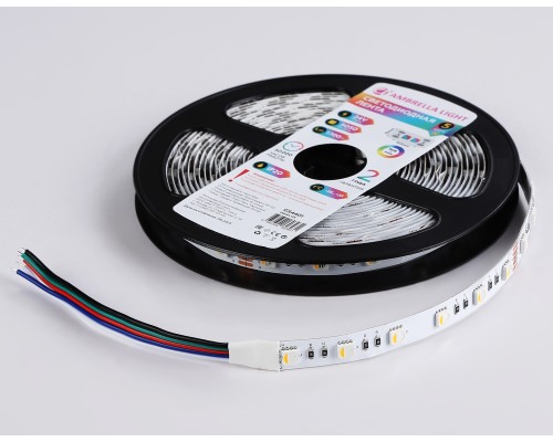 Светодиодная лента 24В 5050 60Led 10Вт/м Цветная RGB+W 3000K IP20 5000*10*1.87 GS4401 AMBRELLA LIGHT AMBRELLA LIGHT