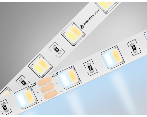 Светодиодная лента 24В 5050 60Led 14Вт/м CCT 3000K-6500K IP20 5000*10*1.87 GS4101 AMBRELLA LIGHT AMBRELLA LIGHT