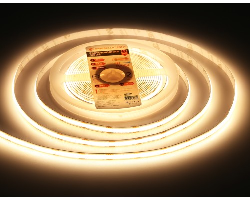 Светодиодная лента 24В COB 320Led 10Вт/м 3000K IP20 5000*8*1.54 GS4651 AMBRELLA LIGHT AMBRELLA LIGHT